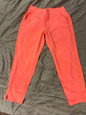 Athleta Vibrant Coral Pull-On Active Pants